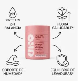Probióticos URO — Sin Mal Olor, Sin Picores, Sin Infecciones. Tu Escudo Íntimo para el Gym
