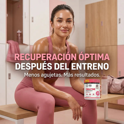 Creatina para Mujeres — Glúteos Firmes y Recuperación